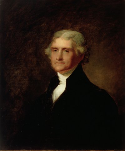 Porträt von Thomas Jefferson, ca. 1835 von Asher Brown Durand